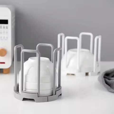 1pc Retractable Cup Drying Rack, Bowl Holder Drain Rack, Household Dish Storage Drainer Busket, Kitc