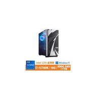 Genuine捷元 宙斯機-桌上型電腦 (12代D4) ， i7-12700K/16GB DDR4/500G PCIe+1TB/240 CPU水冷扇/Windows 11 Home