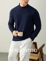 PERDONTOO | 3-Second Heating Far-Infrared Heated Double-Faced Fleece Long-Sleeve T-Shirt