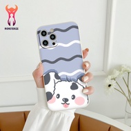 Dalmatian square edge camera protection case for iphone 6/8/7/plus/x/xr/xsmax/11/12/13/14 pro max - 