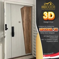 3D Laminate Main Door (Fire Rated / Non Fire Rated) | Main Door