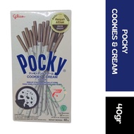 Glico Pocky Snack Besar biskuit bersalut coklat rasa