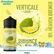 WAJIB PUNYA! PREMIUM VERTICALE LIQUID 60 ML RASA DURIAN ICE POD SERIES DUREN 60 ML TOM NGETEH PANDA 