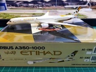 JC Wings 1/400 飛機模型 Etihad Airways Airbus A350-1000XWB ""Flap Down""  A6-XWA 阿提哈德航空 (襟翼放下版本)