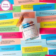 STRO Bible Verse Jar Spanish Scripture Prayer Hope Bible Verse Jar Decoration Positive Thinking Emot