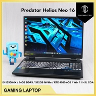 Acer Predator Helios Neo 16 Intel i5-13500HX 16GB DDR5 RAM 512GB SSD RTX 4050 6GB GPU Used Gaming La