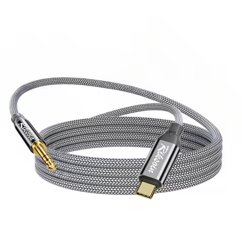 USB C Aux 3.5mm Male to Type C Audio Cable, for Headphone Car Stereo Cord Compatible with iPhone 17 