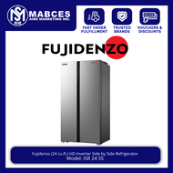 Fujidenzo 24 cu.ft. HD Inverter No Frost Side by Side Refrigerator ISR 24 SS