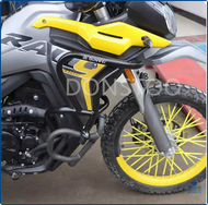 [oqian] Motorcycle Parts Crash Bar Engine Bumper Guard Crash Bar Protector Frame Protection For Lonc