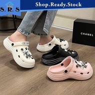 SRS_ Wholesale Crocs Heel Women Sandal Crocs Heel Shoes Crocs Sandal Women Kasut Crocs Perempuan
