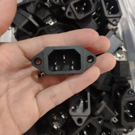SOCKET KONEKTOR KABEL AC KOMPUTER 3 PIN. SOKET AC POWER 3 LUBANG COMPUTER
