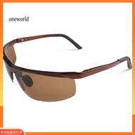 Oneworld| Men's Cool Fashion Police Metal Frame Polarized Sunglasses Driving Glasses