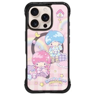 雙星仙子50週年－KIKI LALA晚安 磁吸透黑 iPhone 懶人支架手機殼