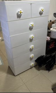 6層膠櫃桶  衣櫃 儲物櫃 抽屜 70*38*130