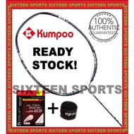 Kumpoo Graphene HOUYI Badminton Racket C/W Felet Ultrasonic 63 string &amp; Overgrip