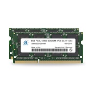 Adamanta 16GB (2x8GB) Laptop Memory Upgrade DDR3/DDR3L 1600Mhz PC3L-12800 SODIMM 2Rx8 CL11 1.35v Not