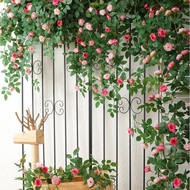 Artificial flower vines and antique rose vines decorate homes, weddings, events, balcony decor