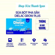 (HSD T2-2026) (Mẫu Mới + Có Thẻ Tích Điểm) Thùng 48 Hộp Sữa Bột Pha Sẵn Dielac Grow Plus 180ml.