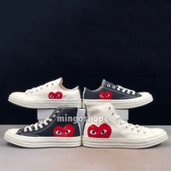 High Quality! Red Heart PLAY Logo Canvas Shoes CDG FXBH JEIV