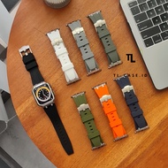 [ WITHOUT Watch ] Rubber AP Sport Band Strap Apple Watch - Series ULTRA 9 8 7 SE 6 5 4 3 2 1 | Size 