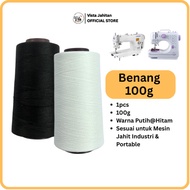 Benang Jahit Biasa 100g//benang jahit biasa/benang jahitan/benang jahit portable/benang jahit putih