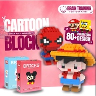 All New LS BRICKS Mini X Anime Micro Block Figure DIY Cute Collectible Brick Toy for Kids And Adults