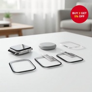 3D Tempered Glass Screen Protector for Apple Watch Series 10 9 8 7 6 SE 5 4 3 Full Cover