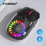 FOREV T9 RGB Backlight Wireless Gaming Mouse 2.4G/Bluetooth Dual Mode Connection Rechargeable Mute T