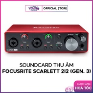 Recording Card (Interface) Focusrite Scarlett 2i2 Gen 3 - Genuine product