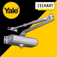 YALE C-77EN2 SIZE 2 40KG FIRE RATED DOOR CLOSER (SILVER)