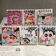 2024 Cartoon Cute Mini Crayon Shin-chan Desk Calendar
