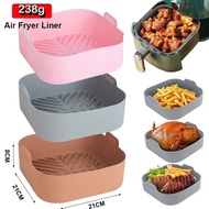 Airfryer Accessories Pizza Pan Air Fryer Silicone Baking Tray - Silicone Basket - Aliexpress