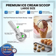 304 Stainless Steel Ice Cream Scoop Cookie Dough Transper Scoop Kitchen Essentials Baking Tools Cook