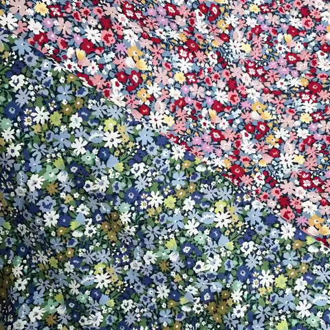 Enchanted Forest 40S Tissun liberty Cotton Fabric For Kids Baby Sewing Cloth Dresses Skirt DIY Handm