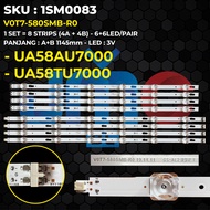 Backlight TV Samsung 58 Inch UA58AU7000 UA58TU7000 V0T7-580SMB-R0