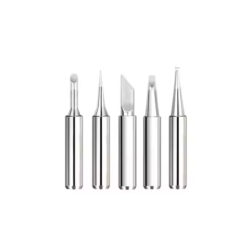 5-piece Set of Electronic Welding Soldering Iron Tips, Including 3C/I/K/2.4D/B Types, Precise Weldin