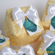 Bakul Klasik Bamboo 1set *SIAP DECO*  9cm,10cm,11cm Goodies/Gift/Wedding/Event/mengkuang(BAKUL SAHAJA)