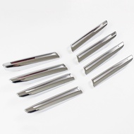 Xuming กระจังหน้าโครเมียม8ชิ้นฝาครอบแต่งกันชนสำหรับ Toyota Land Cruiser 300 2021 2022 LC300