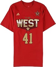 adidas Mens The West 41 Nowitzki Graphic T-Shirt