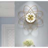 New Style Decoration Home Wall Clock Classic Gold 54cm Wall Clock Modern Design Iron Clock Modern Si