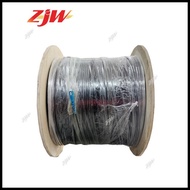 ZJW 1 Core Fiber Optic Cable 500m 1 Core Fiber Optic Cable 1KM Pure Black (FRP) Outdoor FOC