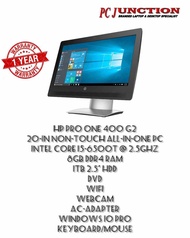 Refurbished HP ProOne 400 G2 (20" Non Touch ALL-IN-ONE PC, i5-6500t @ 2.5Ghz, 8GB DDR4, 1TB 2.5" HDD