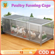 Large Rabbit cage Bird Cage Chicken coop cage Duck cage Outdoor Wire Mesh Breeding Cage