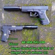 Silincer/Peredam rcf/wg/clasicalgun glock19 impor