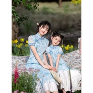 汉服女童夏款2025新款国风亲子装母女唐装儿童旗袍新中式童装夏季Hanfu Girls Summer 2025 New Guofeng Pro20251217