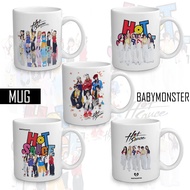 Mug Glass/ Gift/ Hampers/ - BABYMONSTER KPOP/ HOT SAUCE/