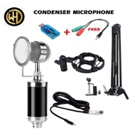 BM-8000 Mic The Bottle Condenser Microphone for Studio Recoding Podcast Live Karaoke (BM8000)