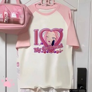 Alien Stage Retro Streetwear Shirt - Pastel 80s Anime Graphic