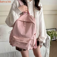 AXIOM Solid Color Backpack, Solid Color Korean Style Student Shoulder Bag, Creative Handbag Small Pa