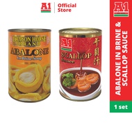 Dragon Horse Abalone in Brine Soup (425g) +【A1】Scallop Sauce (425g)